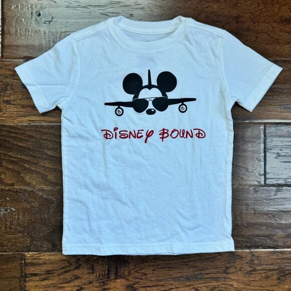 NWOT! DISNEY BOUND Custom T-shirt For Disney Trip - Size 4/5 - Picture 1 of 4